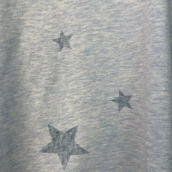 Splendid Heathered blue tee with stars EUC size XS - Picture 4 of 9